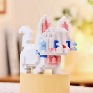 Pixel Cats – Set of 3 Mini 3D Cats