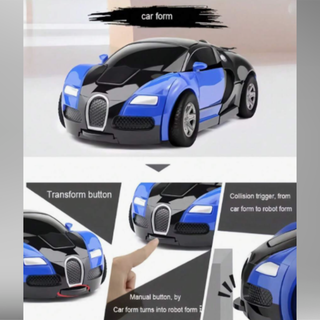 Sprinting Deformation Robot – Manual 2-in-1 Transforming Car & Warrior