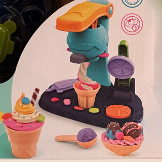 Creative Ice Cream Play Dough Set – 4-Color “Choi Mud” Ice Cream Maker