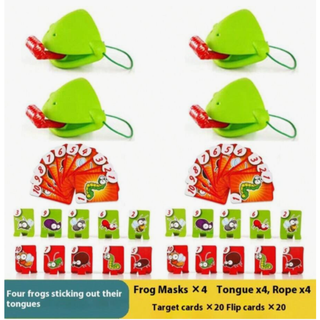 Frog Tongue Challenge Game – Fun Interactive Mask & Card Game for Kids