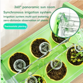 Planting Sunlight Room – Kids’ Mini Greenhouse & Gardening Science Kit (360° Sunroom + Irrigation System)