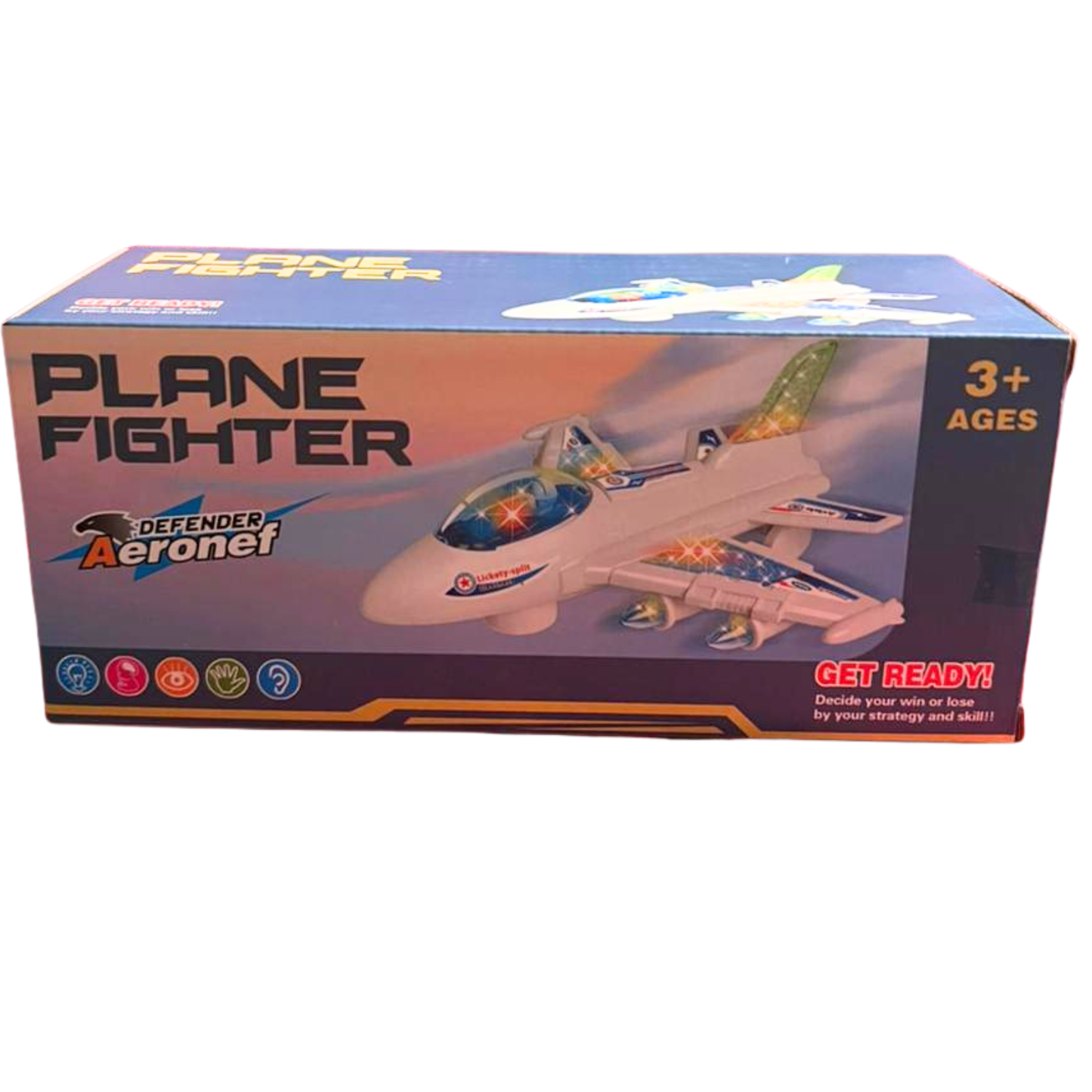 Plane Fighter Toy – Light & Sound Airplane for Kids