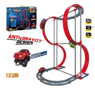Magnetic Anti-Gravity Racing Track Set – Electric Car Adventure (120 PCS)