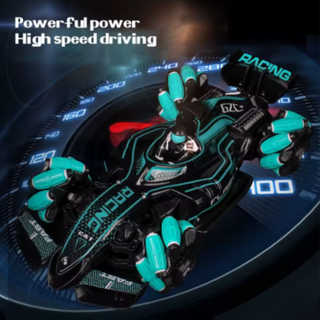 RC Lateral Drift Racing Car with 360° Stunts & Spray Effect – 2.4GHz Remote Control
