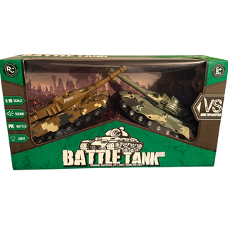 RC Battle Tank Set – Multiplayer 1:16 Scale with Sound & Light Effects