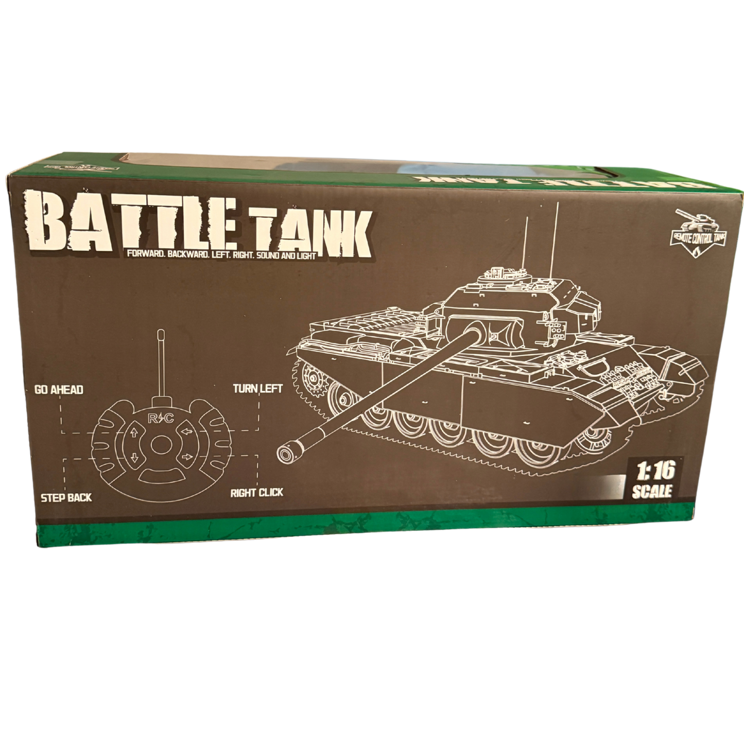 RC Battle Tank Set – Multiplayer 1:16 Scale with Sound & Light Effects