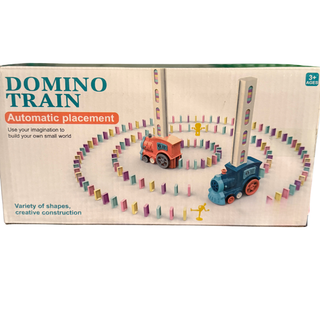 Automatic Domino Train Set – Creative Building & Chain Reaction Fun (Ages 3+)
