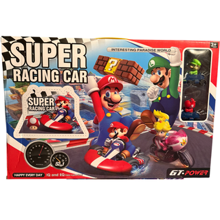 Super Mario Racing Car Track Playset – Multi-Level Action Race
