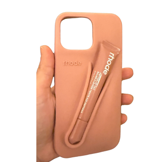 Rhode Lip Case – iPhone Cover + Matching Lipstick Holder (Trendy 2-in-1 Design)