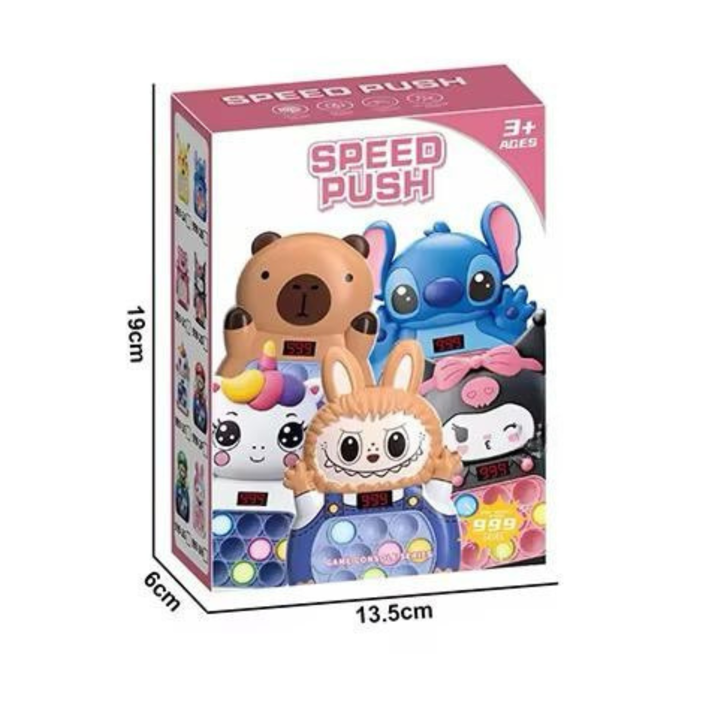 Stitch Speed Push Game Toy