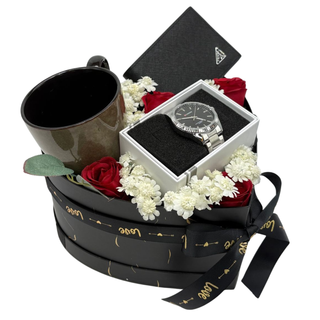 Timeless Gentleman Gift Box – Watch, Mug & Classic Accessories