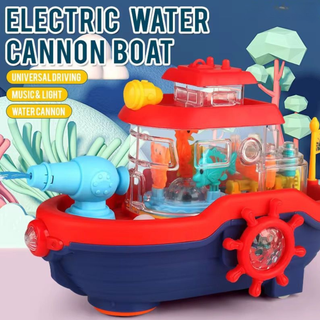 Electric Water Cannon Boat Toy