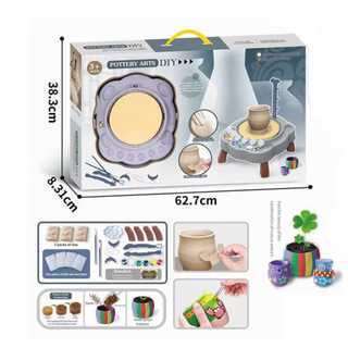 Children's Pottery machine - Clay & Painting art set