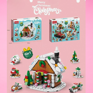 6-in-1 Christmas Building Blocks – Magical Christmas Collection