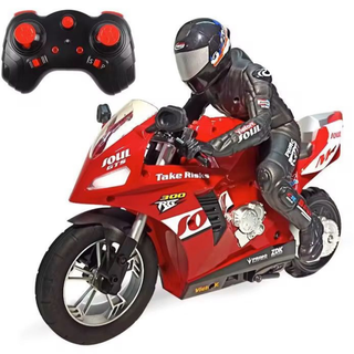 Huge Police Stunt Racing Motorcycle โ 360ยฐ Wheelie Bike with Lights