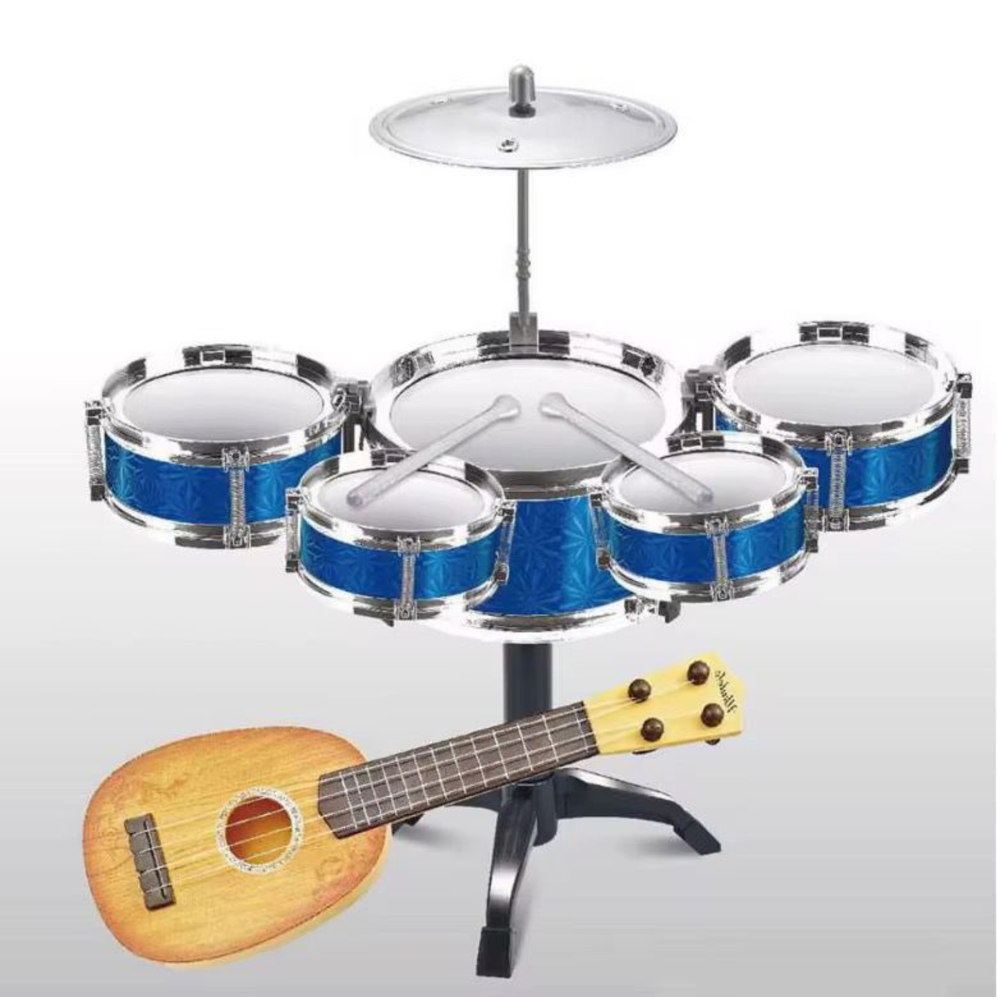 Kids Music Set – Drum & Guitar Combo
