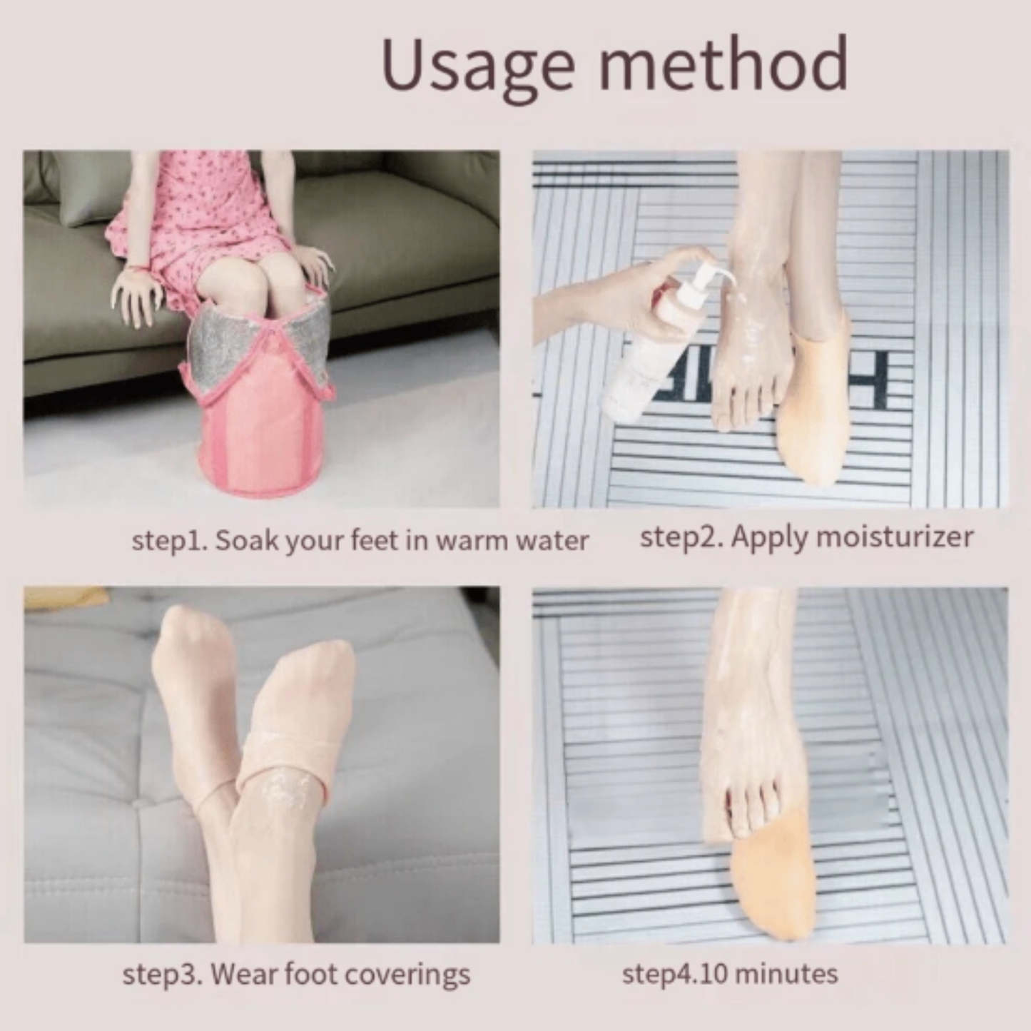 Moisturizing Socks – Deep Hydration for Dry, Cracked Heels