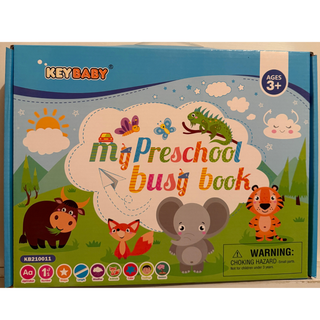 My Preschool Busy Book – Educational Velcro Activity Book