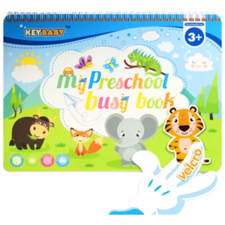 My Preschool Busy Book – Educational Velcro Activity Book