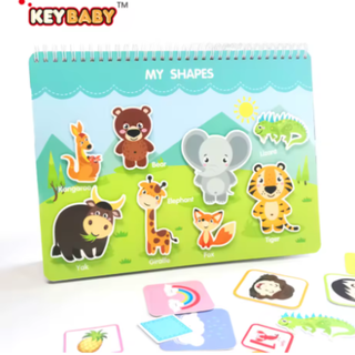 My Preschool Busy Book – Educational Velcro Activity Book