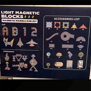 Light Magnetic Blocks (Available in 105 and 142 pieces)