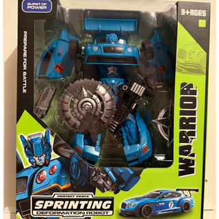 Sprinting Deformation Robot – Manual 2-in-1 Transforming Car & Warrior