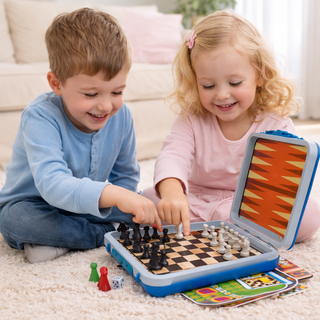 11-in-1 Chess Playset! β Fun Family Board Games Travel Box