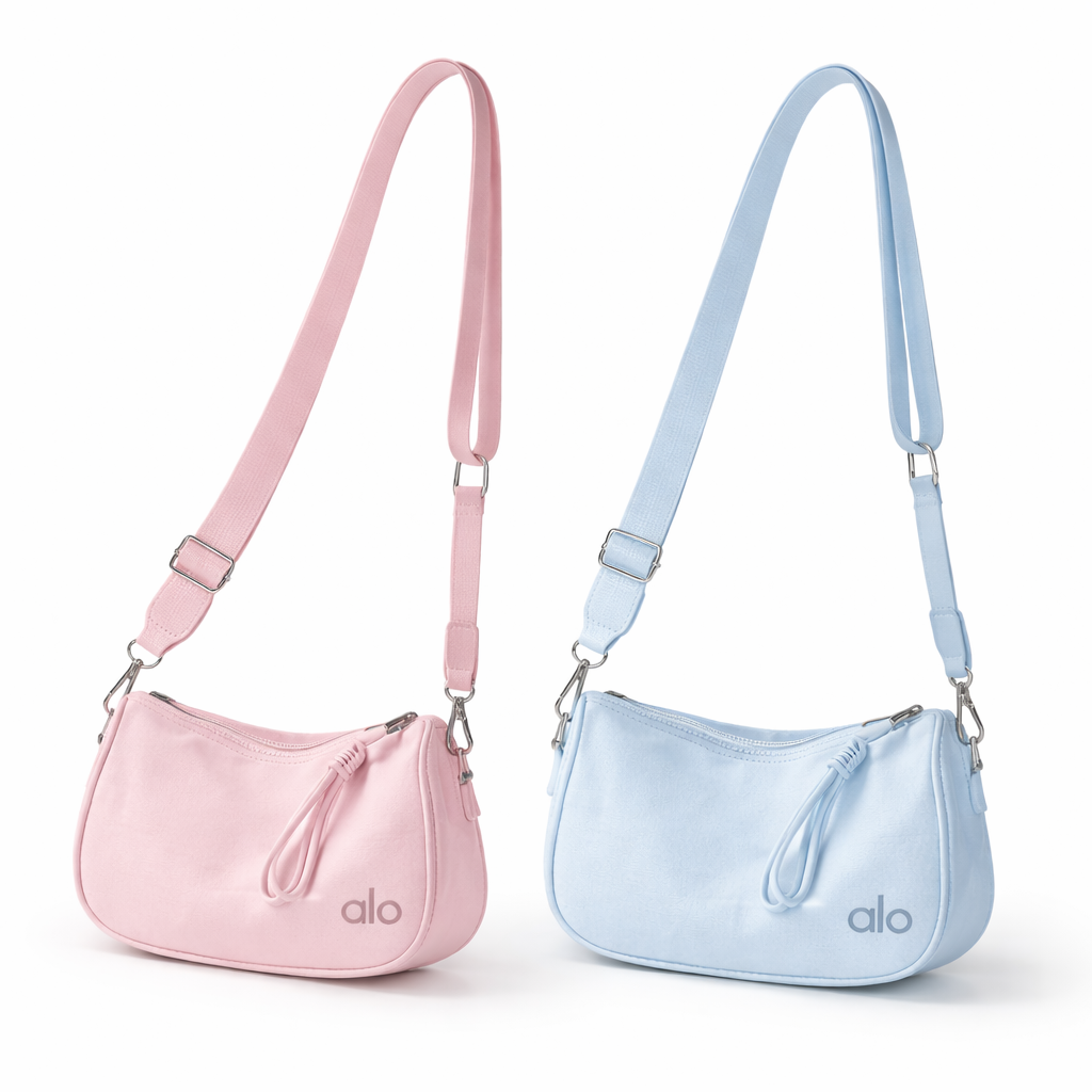 Alo-Inspired Trendy Crossbody bag with Adjustable Strap - premium quality