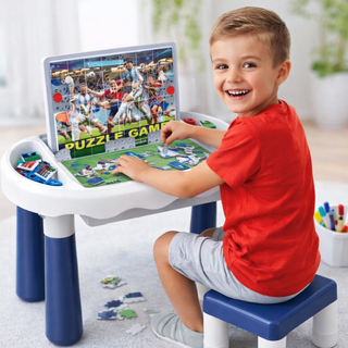 Football Puzzle Table 6-in-1 Game Set