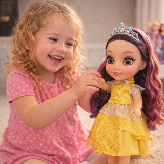 Beautiful Royal Doll with Crown & Elegant Dress