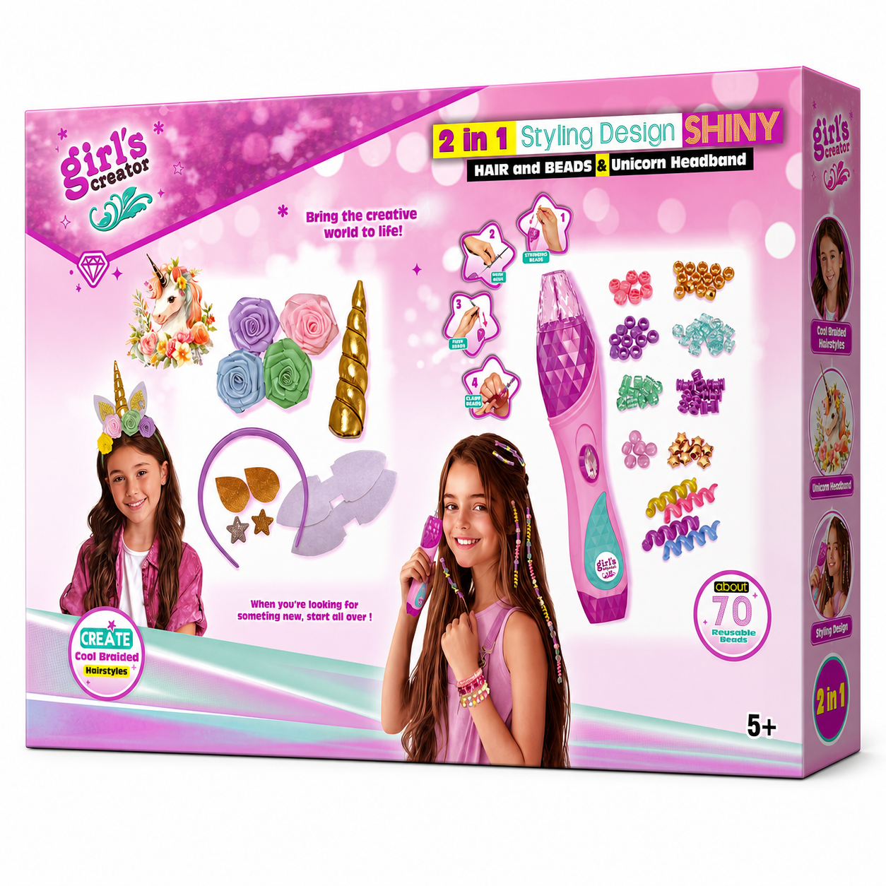 Unicorn Hair & Headband kit