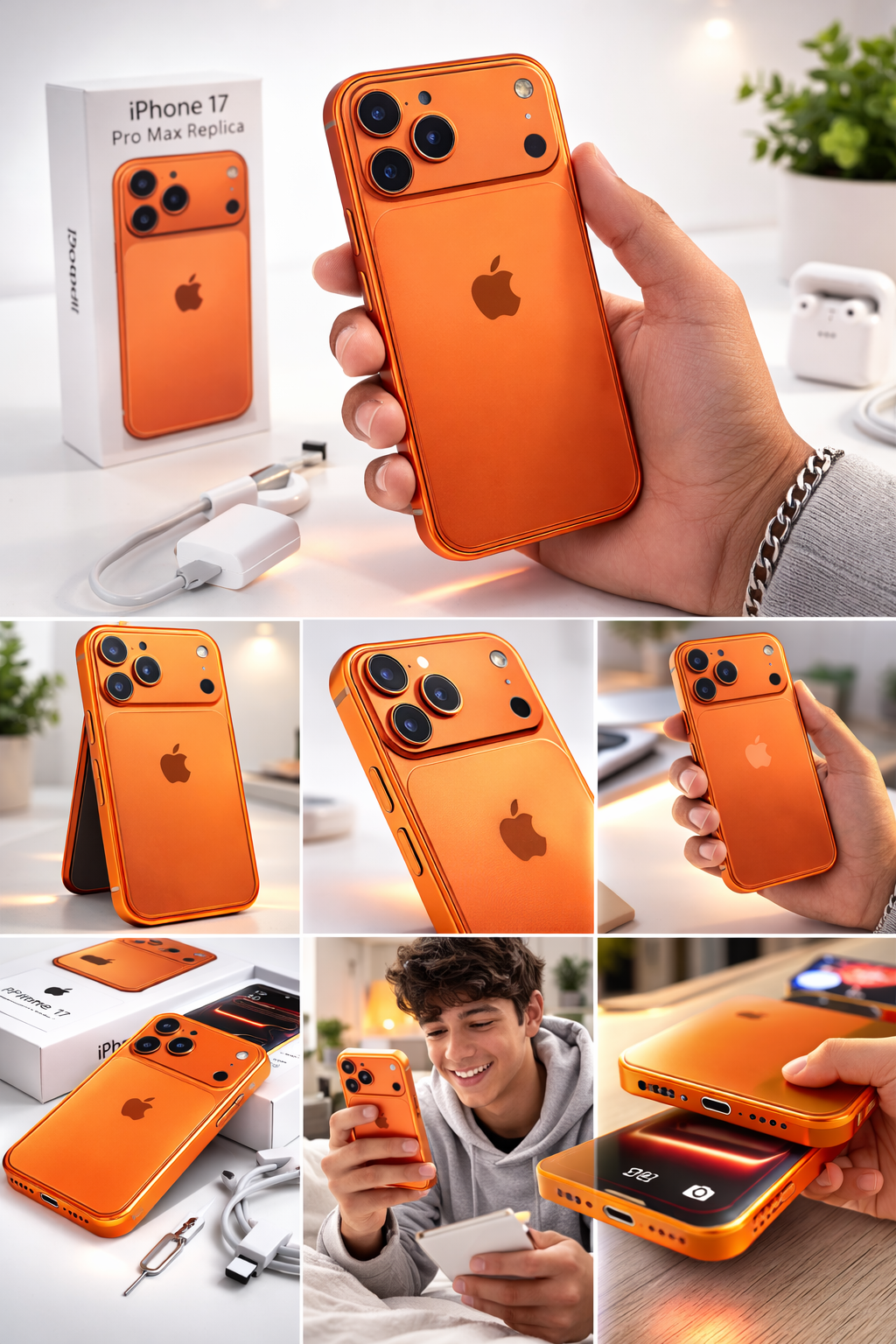 iPhone 17 Pro Max Mini Replica (Medium Size) β 2 SIM | Premium Realistic Model