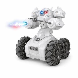 Stunt Robot RC Car – 360° Spinning Action Robot with Lights & Remote Control