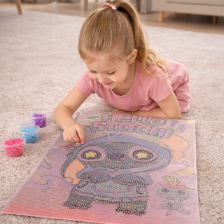 Stitch Diamond Painting Kit β DIY Sparkly Mosaic Canvas (5 Cute Variants)