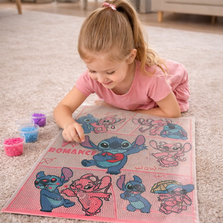 Stitch Diamond Painting Kit β DIY Sparkly Mosaic Canvas (5 Cute Variants)