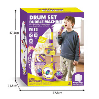Drum Set Bubble Machine