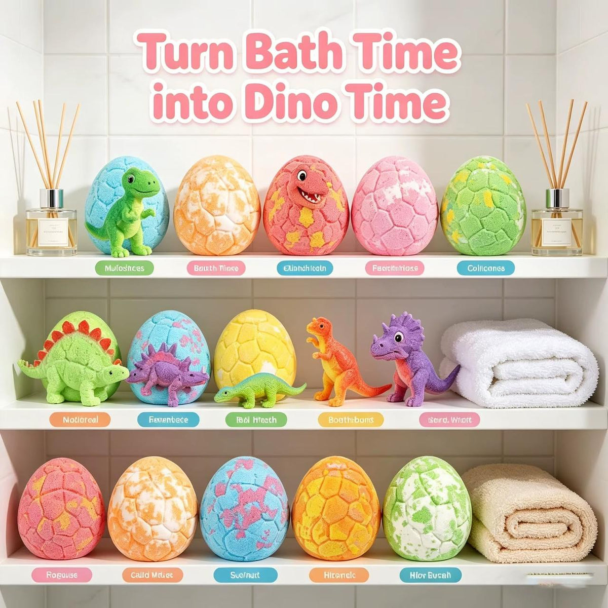 Fun Bath Bomb Box (12 designs included)