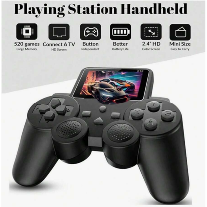 Handheld Retro Playing Station – 520 Games | 2.4” Screen + TV Connection