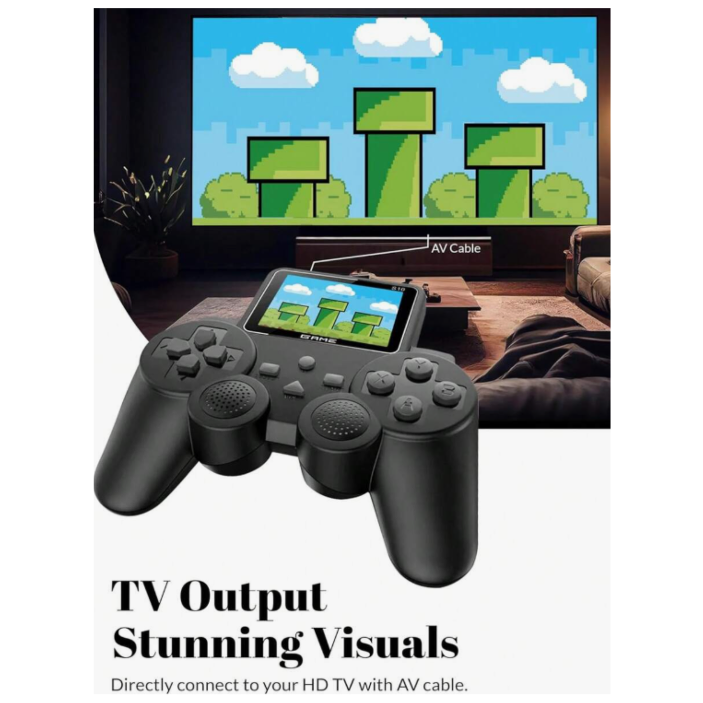 Handheld Retro Playing Station – 520 Games | 2.4” Screen + TV Connection
