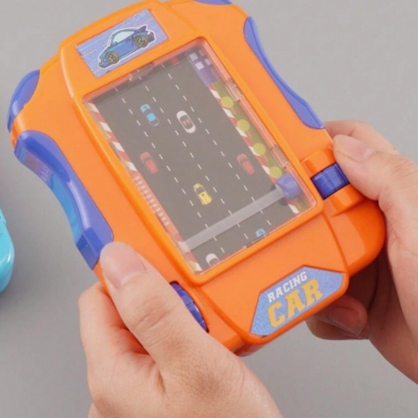 Manual Racing Car Handheld Game – No Battery Needed