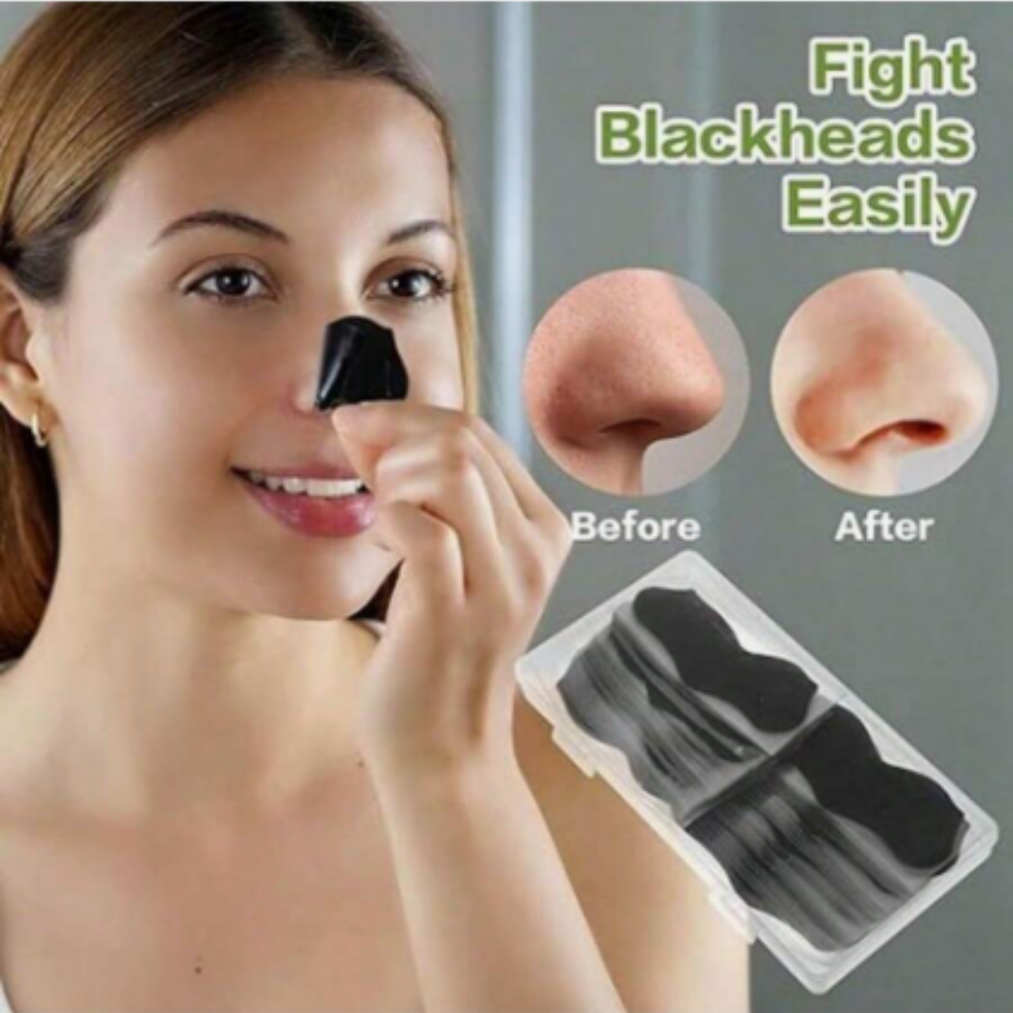 Charcoal Blackhead Removal Nose Strips – Deep Cleansing (pac of 30)