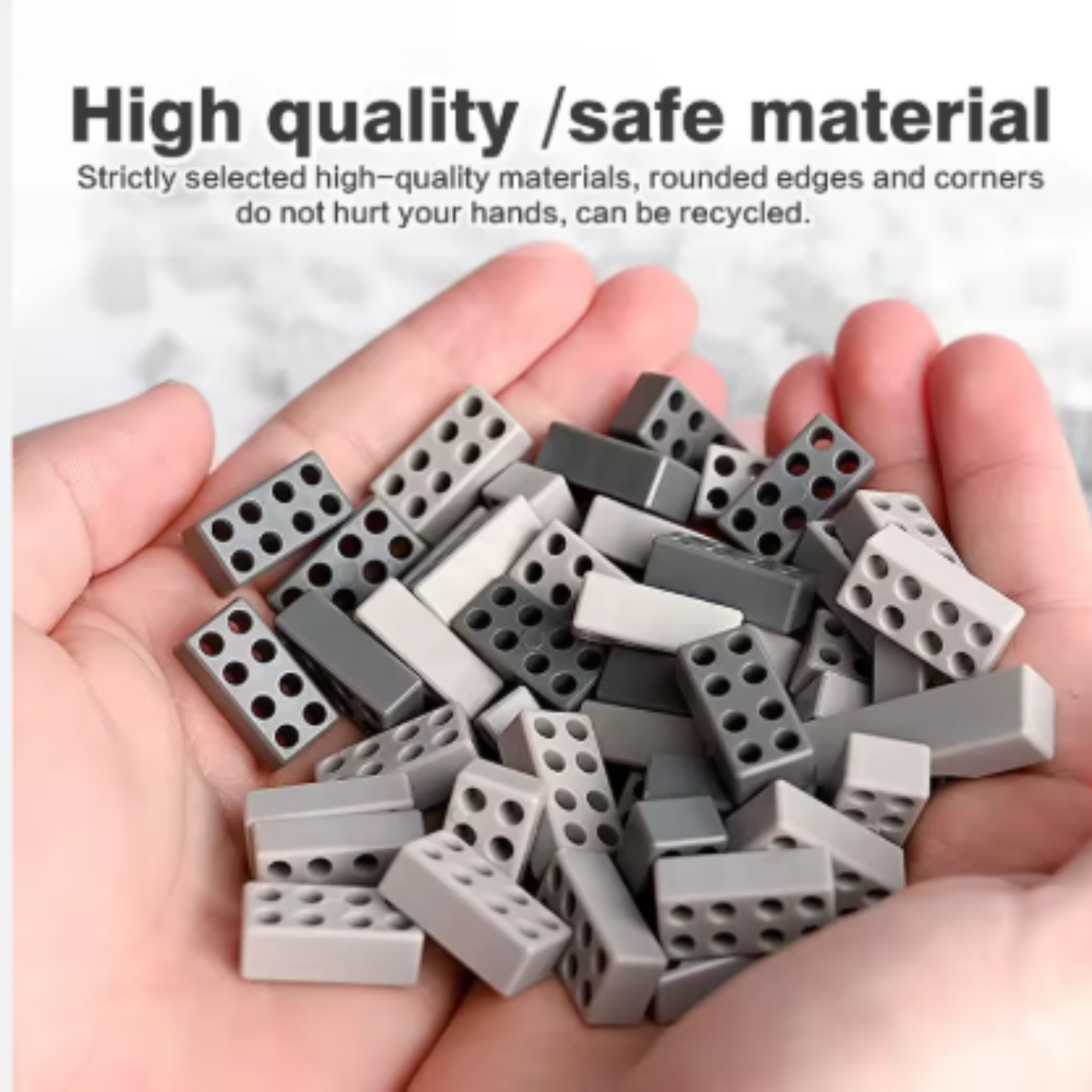 DIY Manor Construction Brick Set – Light-Up Castle House (1177 PCS)