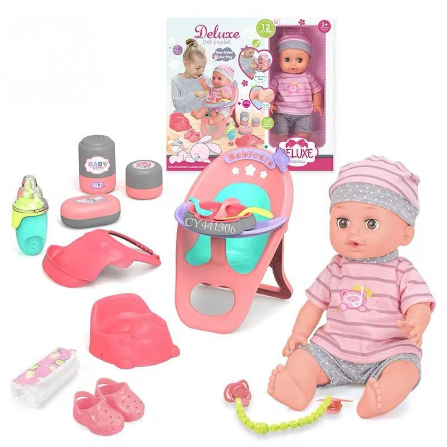 Deluxe Baby Doll Care Set