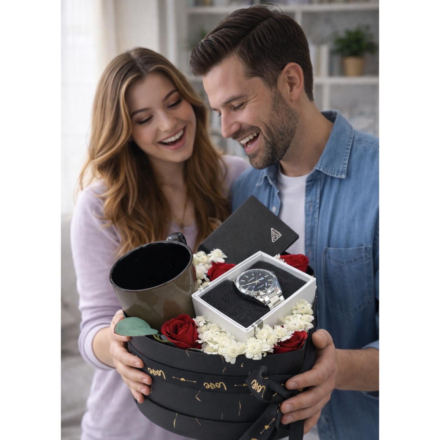Timeless Gentleman Gift Box – Watch, Mug & Classic Accessories