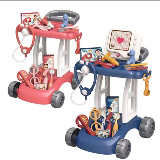 Kids Doctor Medical Trolley Set