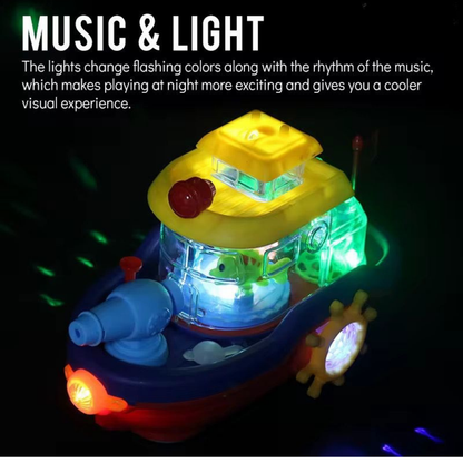Electric Water Cannon Boat Toy
