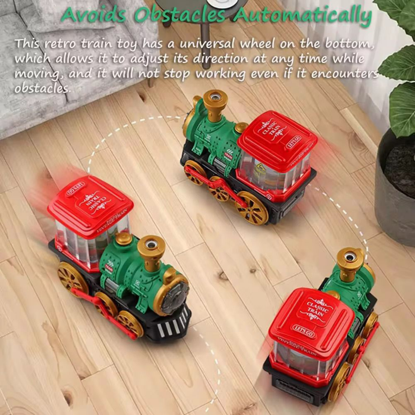 Vintage Mist Spray Train Toy