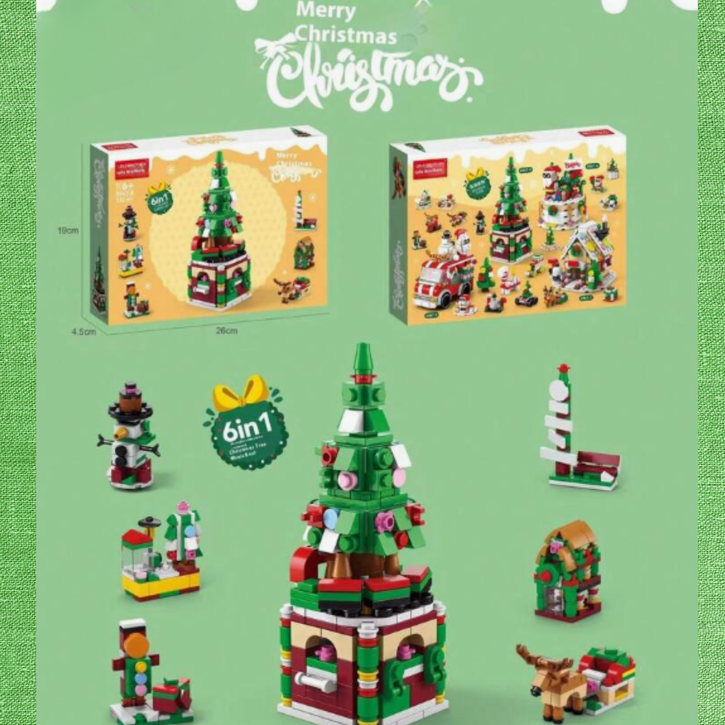 6-in-1 Christmas Building Blocks Lego– Magical Christmas Collection