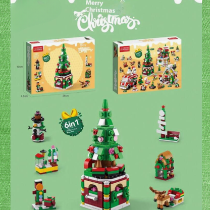 6-in-1 Christmas Building Blocks Lego– Magical Christmas Collection
