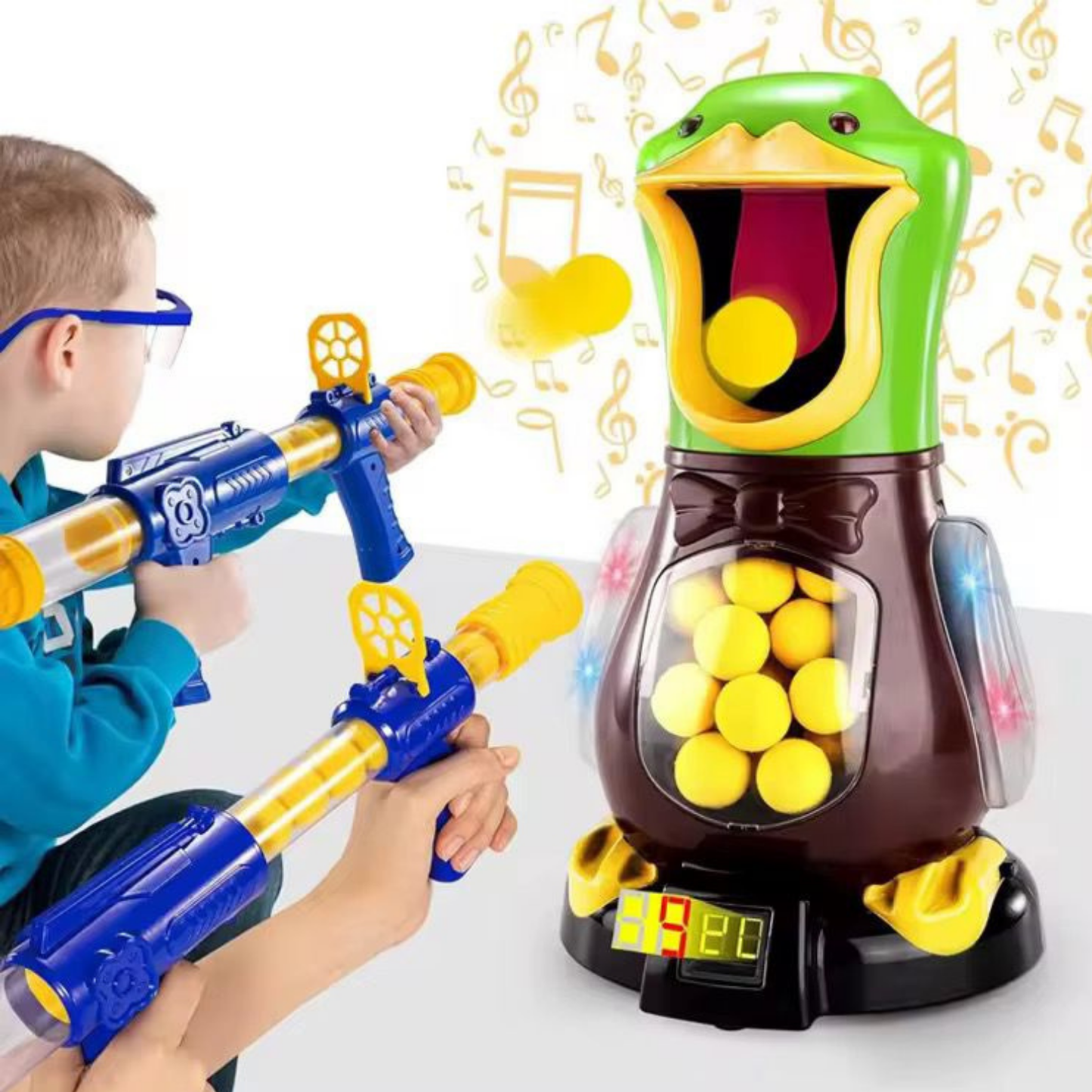 Interactive Frog Target Shooting Game Set